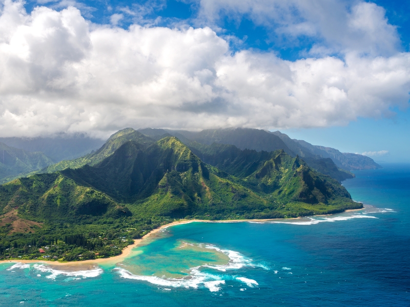 緑豊かなハワイ